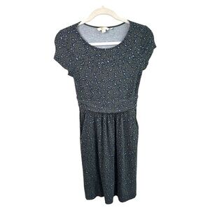 Boden Dress Womens 2P Knee Length Cheetah Print Pockets Empire Waist Stretch